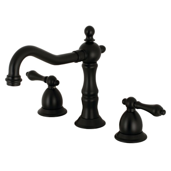 KS1970AL 8" Widespread Bathroom Faucet, Matte Black
